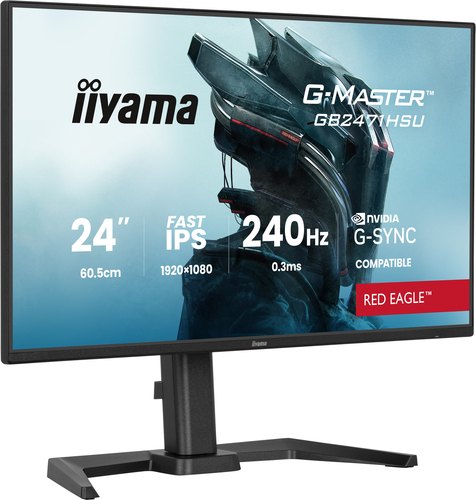 iiyama G-MASTER GB2471HSU-B1 computer monitor 60,5 cm (23.8") 1920 x 1080 Pixels Full HD Zwart