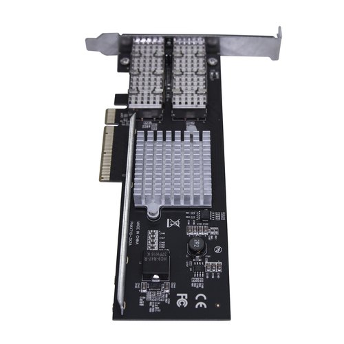 StarTech.com 2 port PCI Express 40G QSFP+ Netwerkkaart, Intel XL710 Open QSFP+ Converged Adapter, PCIe 40 Gigabit Ethernet Server NIC, 40GbE Glasvezel LAN Kaart, Dell PowerEdge HPE ProLiant