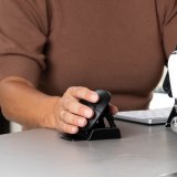 R-Go Tools Ergonomische muis R-Go Twister, met pauzesoftware, ambidexter voor links en rechts, inklapbaar, Bluetooth en bedraad