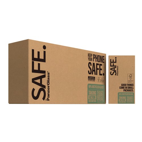 PanzerGlass SAFE. by ® Screen Protector iPhone 16 | 15 | Ultra-Wide Fit | Bulk Doorzichtige schermbeschermer Apple 50 stuk(s)