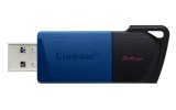 Kingston Technology DataTraveler Exodia M 64 GB, USB 3.2 Gen 1 (zwart + blauw)
