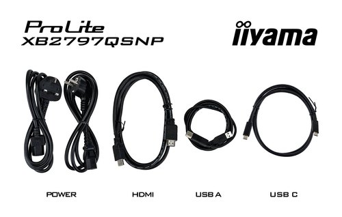 iiyama ProLite XB2797QSNP-B1 computer monitor 68,6 cm (27") 2560 x 1440 Pixels Quad HD LCD Zwart