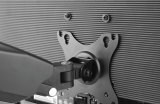 Manhattan Bureaubeugel voor 2 TV’s en monitoren (Volledig Verstelbaar met veer), voor schermen 10"–27", met tafelklem of bladdoorvoer, VESA-compatibiliteit: 75x75 en 100x100 mm (controleer de afmetingen van de vier montagegaten aan de achterzijde)