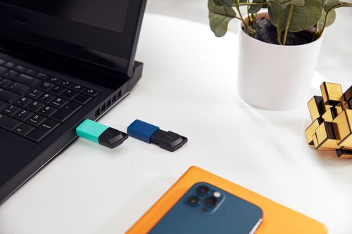 Kingston Technology DataTraveler Exodia M 64 GB, USB 3.2 Gen 1 (zwart + blauw)