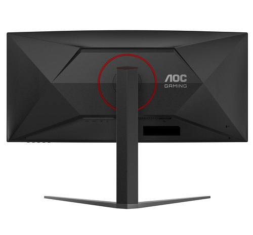 AOC G4 CU34G4 computer monitor 86,4 cm (34") 3440 x 1440 Pixels Wide Quad HD LED Zwart, Rood