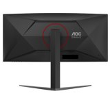 AOC G4 CU34G4 computer monitor 86,4 cm (34") 3440 x 1440 Pixels Wide Quad HD LED Zwart, Rood