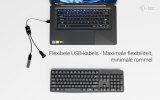 i-tec USB-A Cable HUB 2 port (2x USB-A)