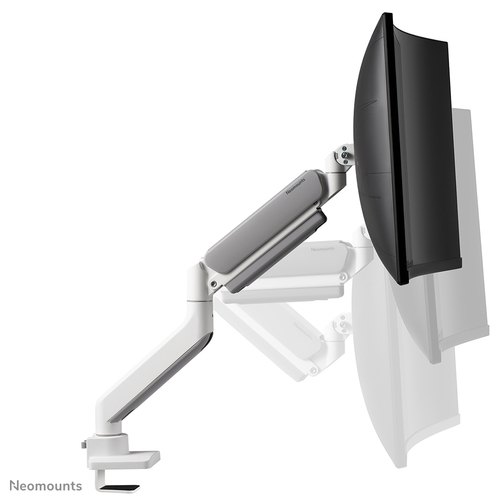Neomounts DS70PLUS-450WH1 Monitorarm 17-49" - gasveer - Topfix - 180°-stop