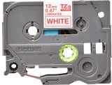 Brother TZE-232 labelprinter-tape Rood op wit
