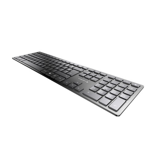 CHERRY KW 9100 SLIM toetsenbord Universeel RF-draadloos + Bluetooth AZERTY Frans Zwart