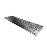 CHERRY KW 9100 SLIM toetsenbord Universeel RF-draadloos + Bluetooth AZERTY Frans Zwart