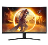 AOC G4 CQ32G4VE computer monitor 80 cm (31.5") 2560 x 1440 Pixels Quad HD LCD Zwart, Grijs
