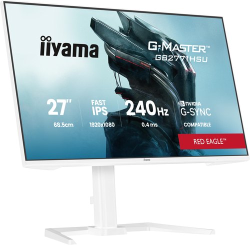 iiyama G-MASTER GB2771HSU-W1 computer monitor 68,6 cm (27") 1920 x 1080 Pixels Full HD LCD Wit