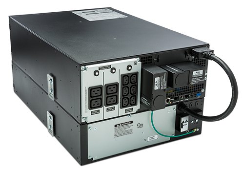 APC Smart-UPS On-Line SRT6KRMXLI-6W - 6kW/VA, 6x C13, 4x C19, hardwire 1 fase uitgang, rackmountable, Embedded NMC, 6 jaar garantie