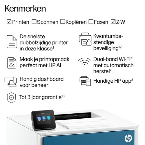 HP LaserJet Pro 4007dw Zwart-wit Printer