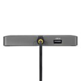 StarTech.com USB-C naar Quad-Monitor Adapter, 4K 60Hz HDMI, 140W PD Passthrough voor Laptop Opladen, USB Poort voor Wireless Toetsenbord / Muis, TAA