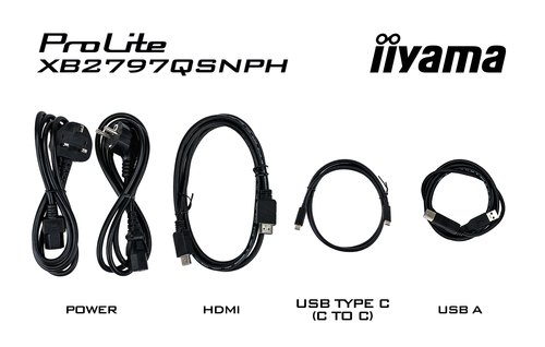 iiyama ProLite XB2797QSNPH-B1 computer monitor 68,6 cm (27") 2560 x 1440 Pixels Quad HD LED Zwart