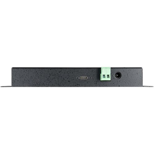 StarTech.com 4-Port USB C Hub 10Gbps - Metalen Industriële USB Type-C Hub - 3xUSB-A & 1xUSB-C - ESD & Overspanningsbeveiliging - USB-C of USB-A Host - Self-Powered Monteerbare USB 3.2 Gen 2 Hub