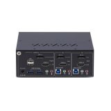 StarTech.com 2-Port Dual-Monitor DisplayPort en HDMI KVM Switch, 4K 60Hz, 1x HDMI & 1x DP Monitor, 2-Port USB Hub, 5Gbps, 2x USB HID Ports, TAA Compliant