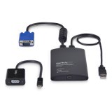 StarTech.com Draagbare Laptop Crash Cart Adapter, USB/VGA/Mini DisplayPort KVM Console, Bestandsoverdracht & Video-opname, Voor rack server/PC/ATM/kiosk, TAA