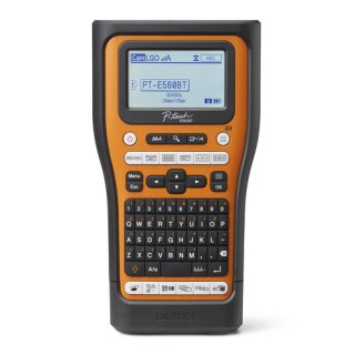 Brother PT-E560BTVP labelprinter Thermo transfer 180 x 180 DPI 20 mm/sec Bedraad en draadloos HSE/TZe Bluetooth QWERTY