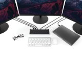 StarTech.com 4K USB-C Dock, Triple UHD 4K Monitor Docking Station, Mac & Windows, USB C to HDMI & DisplayPort, 60W Power Delivery, 5x USB 5Gbps Hub