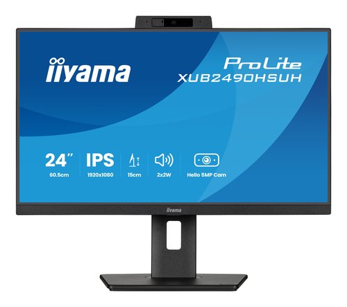 iiyama XUB2490HSUH-B2 computer monitor 60,5 cm (23.8") 1920 x 1080 Pixels Full HD LED Zwart