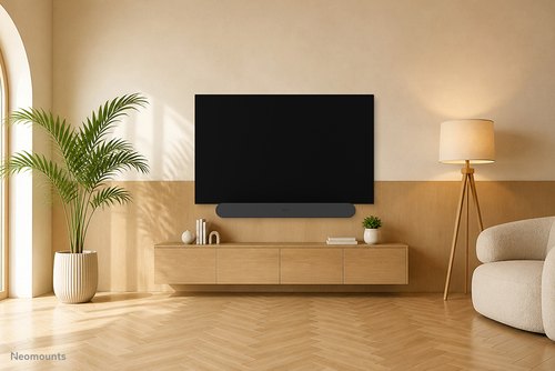 Neomounts AV35-724BL1 TV-beugel voor Sonos Ray - eenvoudige installatie - zwart