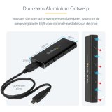 StarTech.com M.2 SSD behuizing voor M.2 SATA SSD - USB 3.1 (10Gbps) met USB-C kabel
