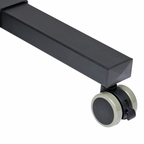 StarTech.com Beamertafel - Stevige Verrijdbare Laptop en Projectietafel (2x 10kg/schap) - Presentatiewagen/Computer Trolley/AV Projector Stand - In Hoogte Verstelbaar / Zwenkwielen met Rem