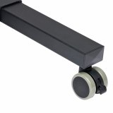 StarTech.com Beamertafel - Stevige Verrijdbare Laptop en Projectietafel (2x 10kg/schap) - Presentatiewagen/Computer Trolley/AV Projector Stand - In Hoogte Verstelbaar / Zwenkwielen met Rem