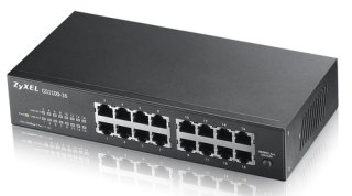 Zyxel GS1100-16 Unmanaged Gigabit Ethernet (10/100/1000) Zwart