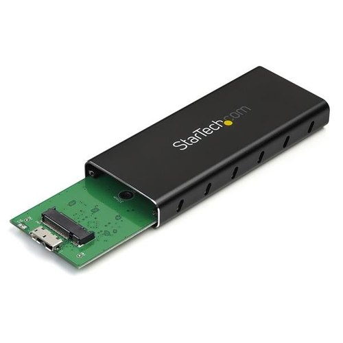 StarTech.com M.2 SSD behuizing voor M.2 SATA SSD - USB 3.1 (10Gbps) met USB-C kabel