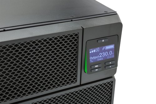 APC Smart-UPS On-Line SRT5KRMXLI - 5kW/VA, 6x C13, 4x C19 uitgang, rackmountable, Embedded NMC