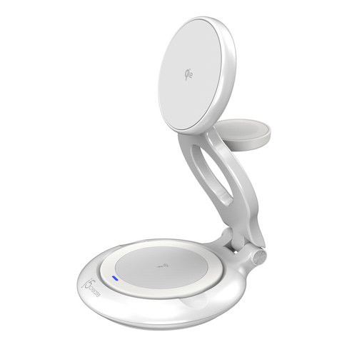 j5create Qi2 3-in-1 magnetisch opvouwbaar draadloos oplaadstation