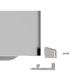 Compulocks Ledge kabelslot Zwart, Zilver