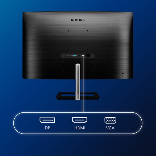 Philips E Line 322E1C/00 computer monitor 80 cm (31.5") 1920 x 1080 Pixels Full HD LCD Zwart