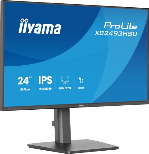 iiyama ProLite XB2493HSU-B1 computer monitor 60,5 cm (23.8") 1920 x 1080 Pixels Full HD LED Zwart