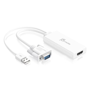 j5create JDA214-N VGA naar HDMI™ Video Audio Adapter