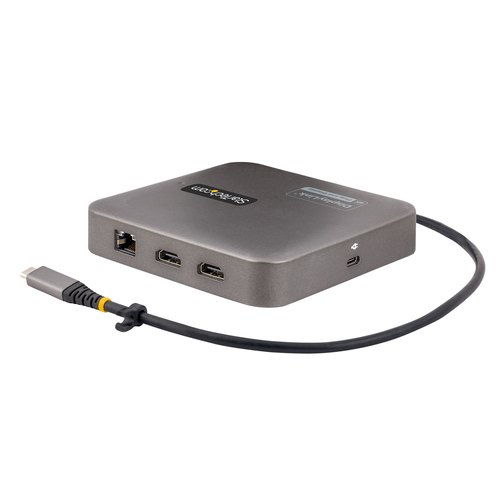 StarTech.com USB C Docking Station, Dual 4K 60Hz HDMI compatibel met Macbook Pro (M1/M2/M3/M4) en Windows, USB-A/USB-C 10Gbps Hub, 100W Power Delivery, GbE, SD, 56cm Kabel