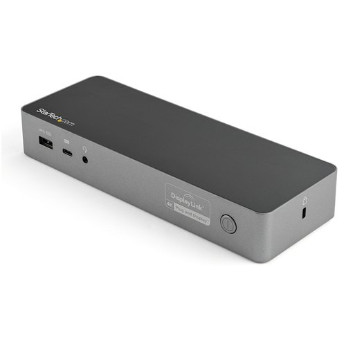 StarTech.com Universele Laptop Docking Station, Hybrid USB-C & USB-A Dock, Dual 4K DP & HDMI, 100W PD, Mac / Windows / Chrome OS, 4x USB 5Gbps Hub, GbE