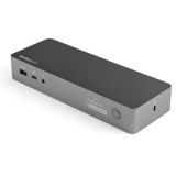StarTech.com Universele Laptop Docking Station, Hybrid USB-C & USB-A Dock, Dual 4K DP & HDMI, 100W PD, Mac / Windows / Chrome OS, 4x USB 5Gbps Hub, GbE