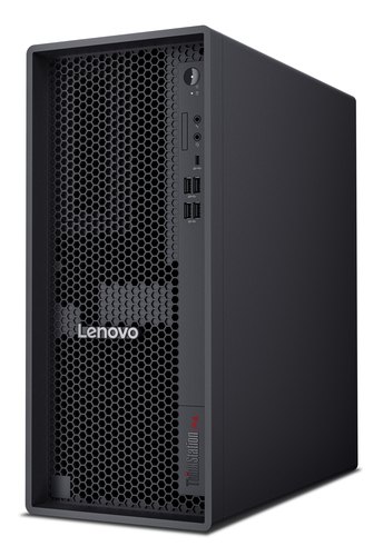 Lenovo ThinkStation P4 AMD Ryzen™ 7 PRO PRO 9745 32 GB DDR5-SDRAM 512 GB SSD NVIDIA RTX A1000 Windows 11 Pro Tower PC Zwart