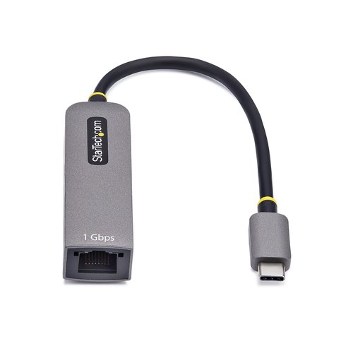 StarTech.com USB-C naar Ethernet Adapter, NIC, 100W PD Pass-Through, USB 3.0 Type-C 1Gbps Multi Speed Netwerk Adapter, Gigabit Ethernet, Thunderbolt Compatibel, Windows & Mac