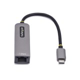 StarTech.com USB-C naar Ethernet Adapter, NIC, 100W PD Pass-Through, USB 3.0 Type-C 1Gbps Multi Speed Netwerk Adapter, Gigabit Ethernet, Thunderbolt Compatibel, Windows & Mac