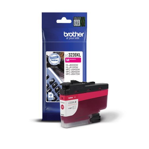 Brother LC3239XLM inktcartridge 1 stuk(s) Origineel Hoog (XL) rendement Magenta