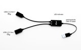 i-tec USB-A Cable HUB 2 port (2x USB-A)