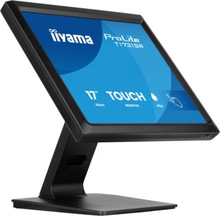 iiyama ProLite T1731SR-B2S computer monitor 43,2 cm (17") 1280 x 1024 Pixels SXGA LCD Touchscreen Tafel Zwart