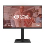 AOC 24E4U computer monitor 60,5 cm (23.8") 1920 x 1080 Pixels Full HD LED Zwart