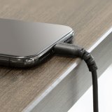 StarTech.com Premium USB-A naar Lightning Kabel 1m Zwart - USB Type A naar Lightning Charge & Sync Oplaadkabel - Verstevigd met Aramide Vezels - Apple MFi Gecertificeerd - iPad Air iPhone 12